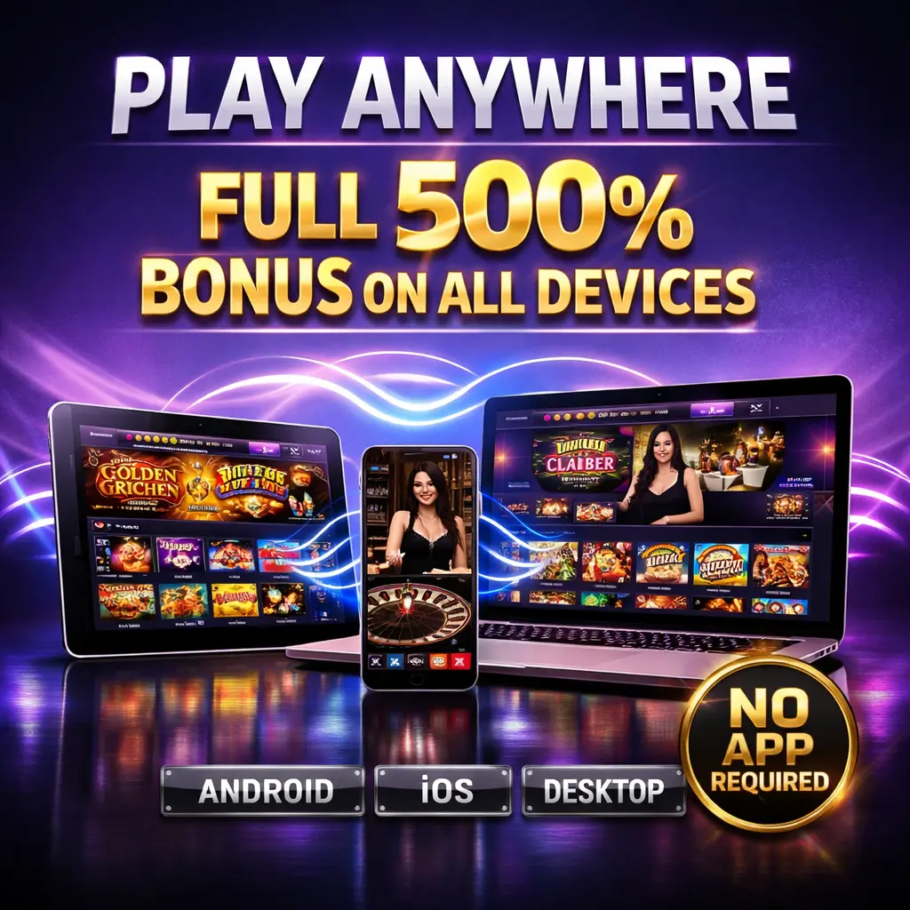 Lucky Star all devices 500% bonus Android iOS